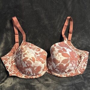 Floral Print Women's Bra